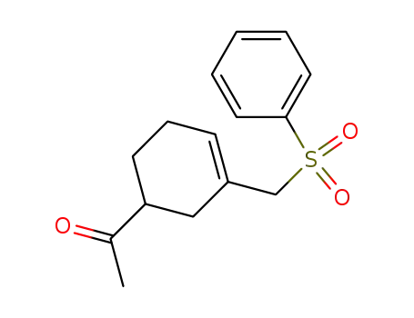 1-(3-Benzenesulfonylmethyl-cyclohex-3-enyl)-ethanone
