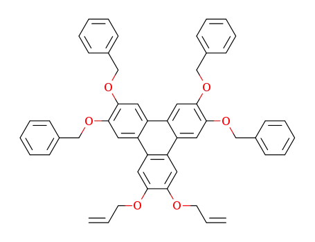 2,3-Bis-allyloxy-6,7,10,11-tetrakis-benzyloxy-triphenylene