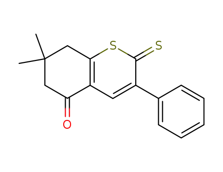 7,7-Dimethyl-3-phenyl-2-thioxo-2,6,7,8-tetrahydro-thiochromen-5-one