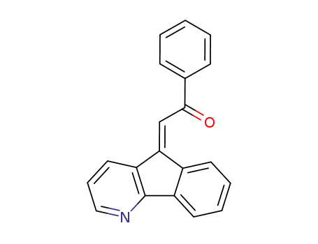 Ethanone, 2-(5H-indeno[1,2-b]pyridin-5-ylidene)-1-phenyl-, (E)-