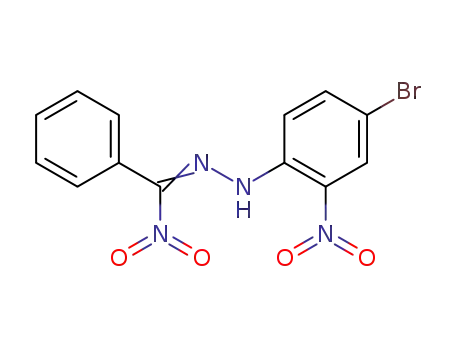 Molecular Structure of 69918-16-7 (Benzaldehyde, a-nitro-, (4-bromo-2-nitrophenyl)hydrazone)