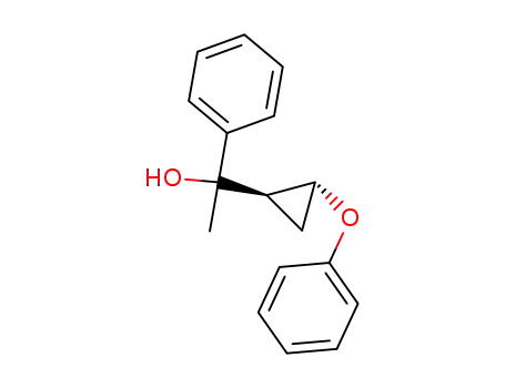 (+/-)(Ξ)-1-(<i>trans</i>-2-phenoxy-cyclopropyl)-1-phenyl-ethanol