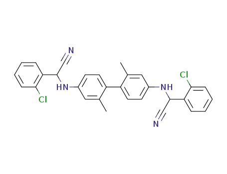 (2-Chloro-phenyl)-(4'-{[(2-chloro-phenyl)-cyano-methyl]-amino}-2,2'-dimethyl-biphenyl-4-ylamino)-acetonitrile