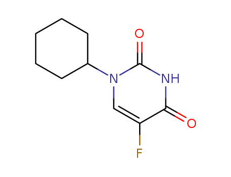 2,4(1H,3H)-Pyrimidinedione, 1-cyclohexyl-5-fluoro-