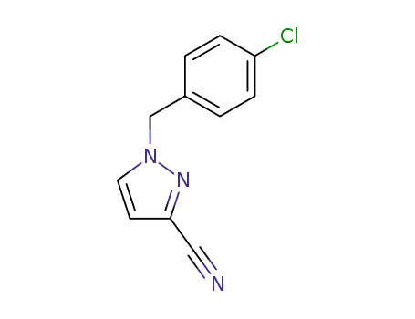 1-p-chlorobenzyl-3-cyano-1H-pyrazole
