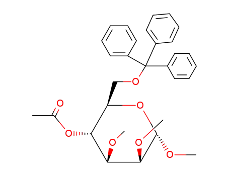 methyl 4-O-acetyl-2,3-di-O-methyl-6-O-trityl-α-D-mannopyranoside