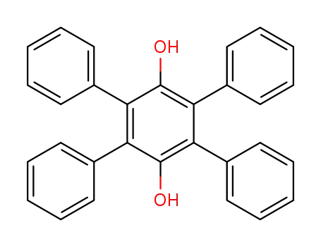 Molecular Structure of 914-18-1 ([1,1':2',1''-Terphenyl]-3',6'-diol, 4',5'-diphenyl-)