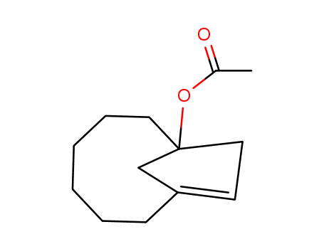 Molecular Structure of 89398-42-5 (Bicyclo[6.2.1]undec-8-en-1-ol, acetate)