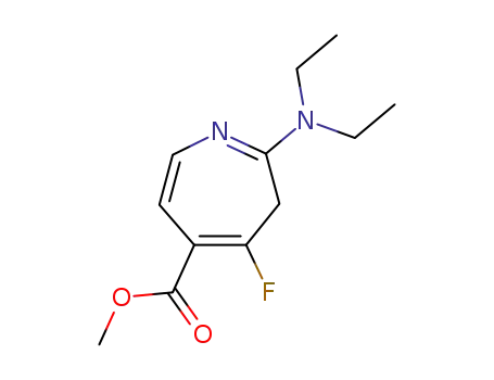 7-Diethylamino-5-fluoro-6H-azepine-4-carboxylic acid methyl ester