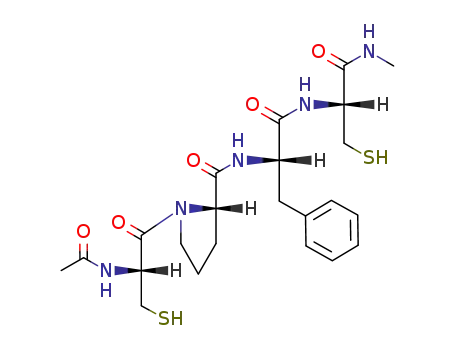 (S)-1-((R)-2-Acetylamino-3-mercapto-propionyl)-pyrrolidine-2-carboxylic acid [(S)-1-((R)-2-mercapto-1-methylcarbamoyl-ethylcarbamoyl)-2-phenyl-ethyl]-amide