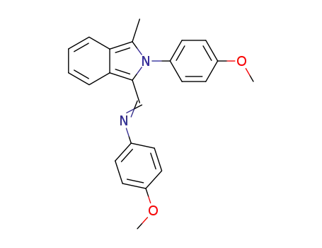 1-methyl-2-(p-methoxyphenyl)-3-(p-methoxyphenyliminomethyl)isoindole
