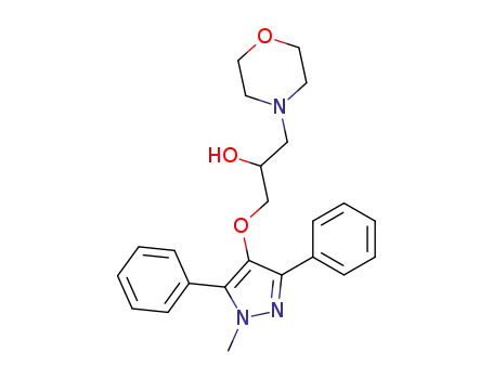 1-(1-Methyl-3,5-diphenyl-1H-pyrazol-4-yloxy)-3-morpholin-4-yl-propan-2-ol