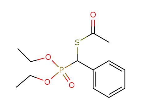 Thioacetic acid S-[(diethoxy-phosphoryl)-phenyl-methyl] ester