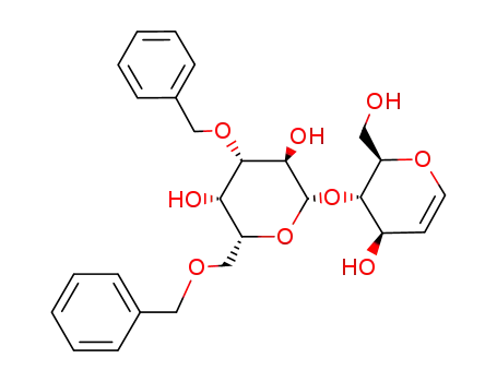 4-O-(3,6-di-O-benzyl-β-D-galactopyranosyl)-D-arabino-hex-1-enitol