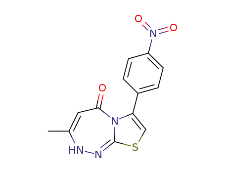 3-Methyl-7-(4-nitro-phenyl)-2H-thiazolo[2,3-c][1,2,4]triazepin-5-one