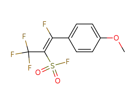 1-(p-methoxyphenyl)tetrafluoropropene-2-sulfonyl fluoride