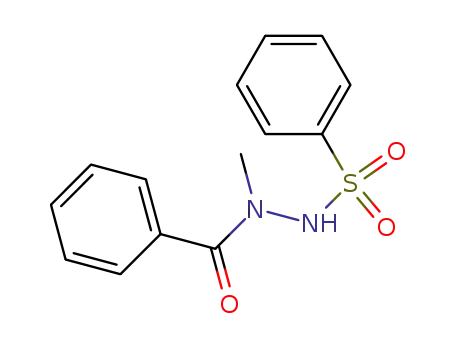 Molecular Structure of 6962-59-0 (Benzenesulfonic acid, 2-benzoyl-2-methylhydrazide)