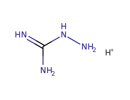 Molecular Structure of 58688-90-7 (aminoguanidinium)
