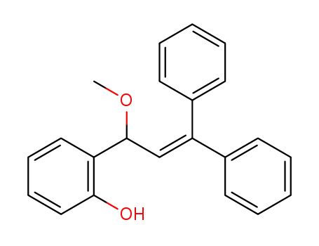 2-(1-Methoxy-3,3-diphenyl-allyl)-phenol