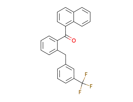 <2-(3-Trifluormethyl-benzyl)-phenyl>-naphthyl-(1)-keton
