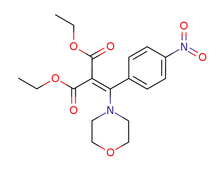 [morpholin-4-yl-(4-nitro-phenyl)-methylene]-malonic acid diethyl ester