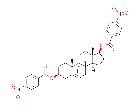Molecular Structure of 96676-67-4 (3β.17β-bis-(4-nitro-benzoyloxy)-androstene-(5))