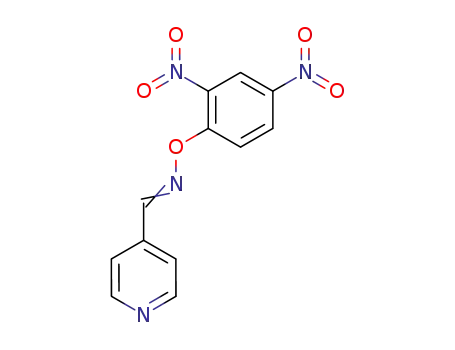 Molecular Structure of 13181-30-1 (4-Pyridinecarboxaldehyde, O-(2,4-dinitrophenyl)oxime)