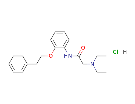 diethyl-[2-oxo-2-(2-phenethyloxyanilino)ethyl]azanium chloride