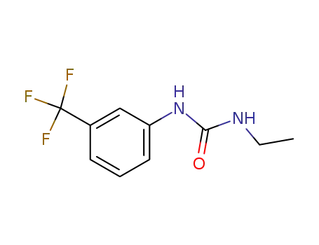 Molecular Structure of 783-06-2 (Urea, N-ethyl-N'-[3-(trifluoromethyl)phenyl]-)