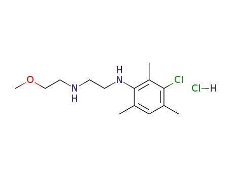 <i>N</i>-(3-chloro-2,4,6-trimethyl-phenyl)-<i>N</i>'-(2-methoxy-ethyl)-ethylenediamine; hydrochloride
