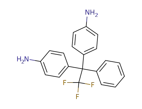 Molecular Structure of 61204-04-4 (Benzenamine, 4,4'-(2,2,2-trifluoro-1-phenylethylidene)bis-)