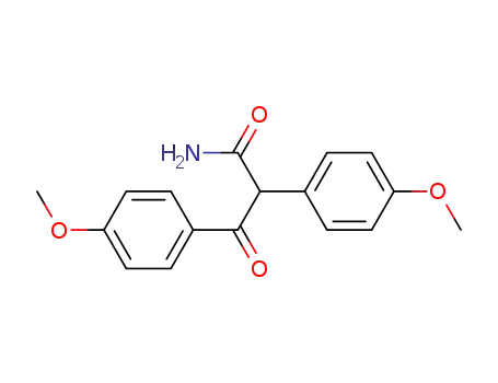 2,3-Bis<4-methoxy-phenyl>-3-oxo-propionsaeure-amid