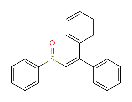 Molecular Structure of 40110-26-7 (Benzene, 1,1'-[(phenylsulfinyl)ethenylidene]bis-)