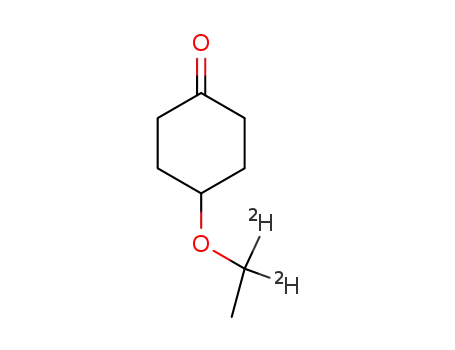 Molecular Structure of 23511-00-4 (1',1'-d2-4-Ethoxycyclohexanon)