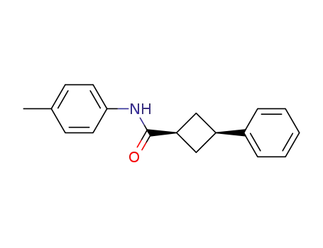 cis-3-Phenyl-cyclobutancarbonsaeure-<sup>(1)</sup>-p-toluidid