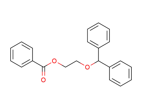 1-benzhydryloxy-2-benzoyloxy-ethane