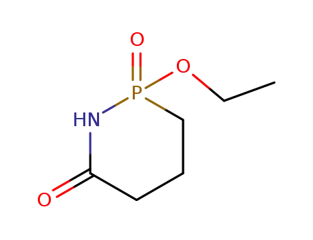 Molecular Structure of 93957-86-9 (1,2-Azaphosphorin-6(1H)-one, 2-ethoxytetrahydro-, 2-oxide)