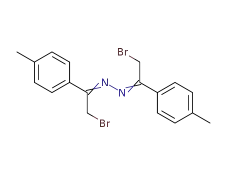 (E)-2-bromo-N-[(Z)-[2-bromo-1-(4-methylphenyl)ethylidene]amino]-1-(4-methylphenyl)ethanimine