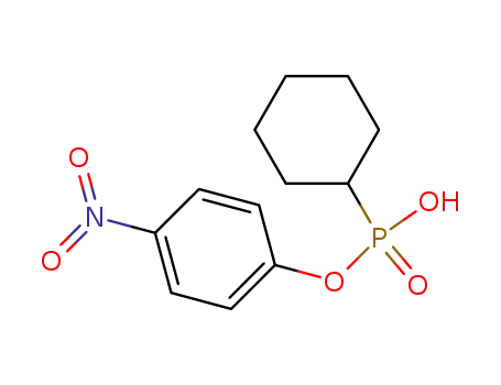 Molecular Structure of 64389-84-0 (Phosphonic acid, cyclohexyl-, mono(4-nitrophenyl) ester)