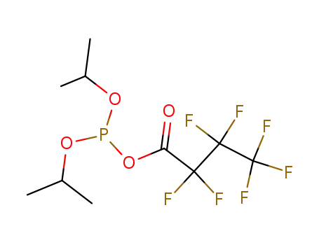 Molecular Structure of 157402-29-4 (perfluorobutanoyl diisopropyl phosphite)