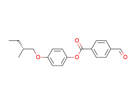 Benzoic acid, 4-formyl-, 4-(2-methylbutoxy)phenyl ester, (R)-