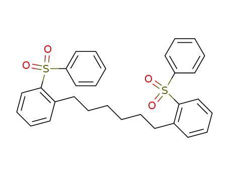 1-(benzenesulfonyl)-2-[6-[2-(benzenesulfonyl)phenyl]hexyl]benzene