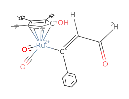 (E)-[2,5-Ph2-3,4-Tol2(η5-C4COH)]Ru(CO)2(C(Ph)CHCDO)