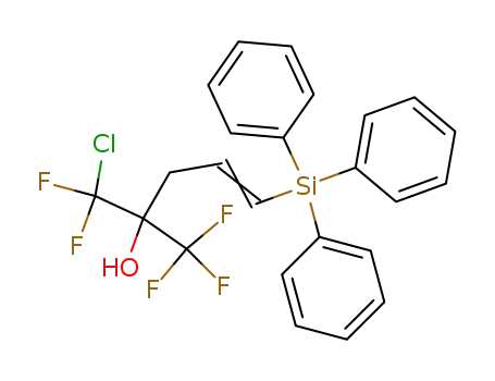 Molecular Structure of 55562-56-6 (C<sub>24</sub>H<sub>20</sub>ClF<sub>5</sub>OSi)