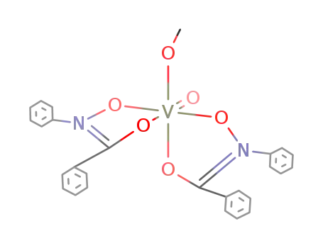 methoxooxobis(N-phenylbenzylhydroxamato)vanadium(V)