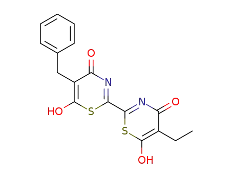 5-benzyl-5'-ethyl-[2,2']bi[1,3]thiazinyl-4,6,4',6'-tetraone