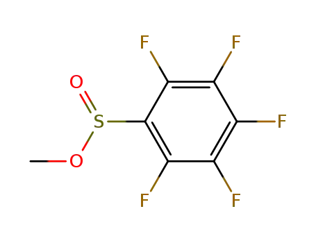 Pentafluor-benzolsulfinsaeure-methylester