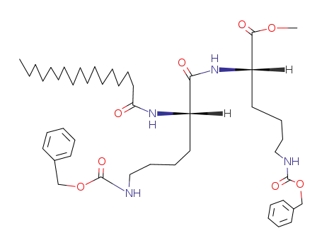 <N(α)-Margaroyl-N(ε)-benzyloxycarbonyl-L-lysyl>-<N(γ)-benzyloxycarbonyl-L-lysin-methylester>