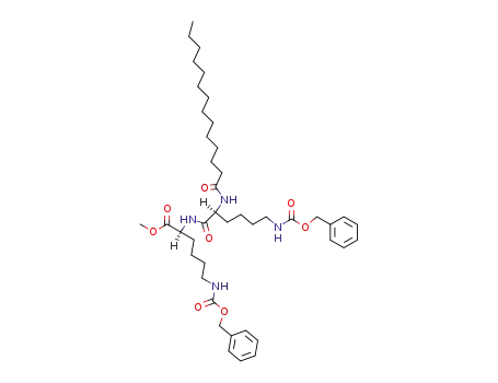 <N(α)-Myristoyl-N(ε)-benzyloxycarbonyl-L-lysyl>-<N(ε)-benzyloxycarbonyl-L-lysin-methylester>