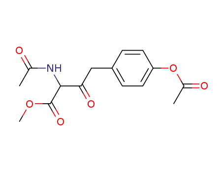 Benzenebutanoic acid, a-(acetylamino)-4-(acetyloxy)-b-oxo-, methyl
ester